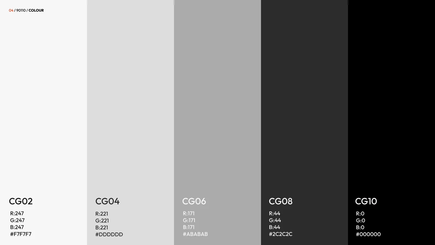Colour palette