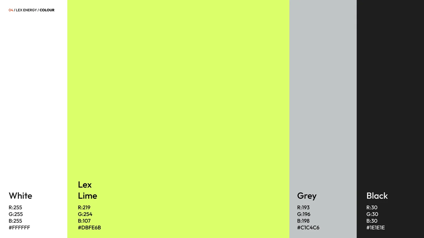 Colour palette