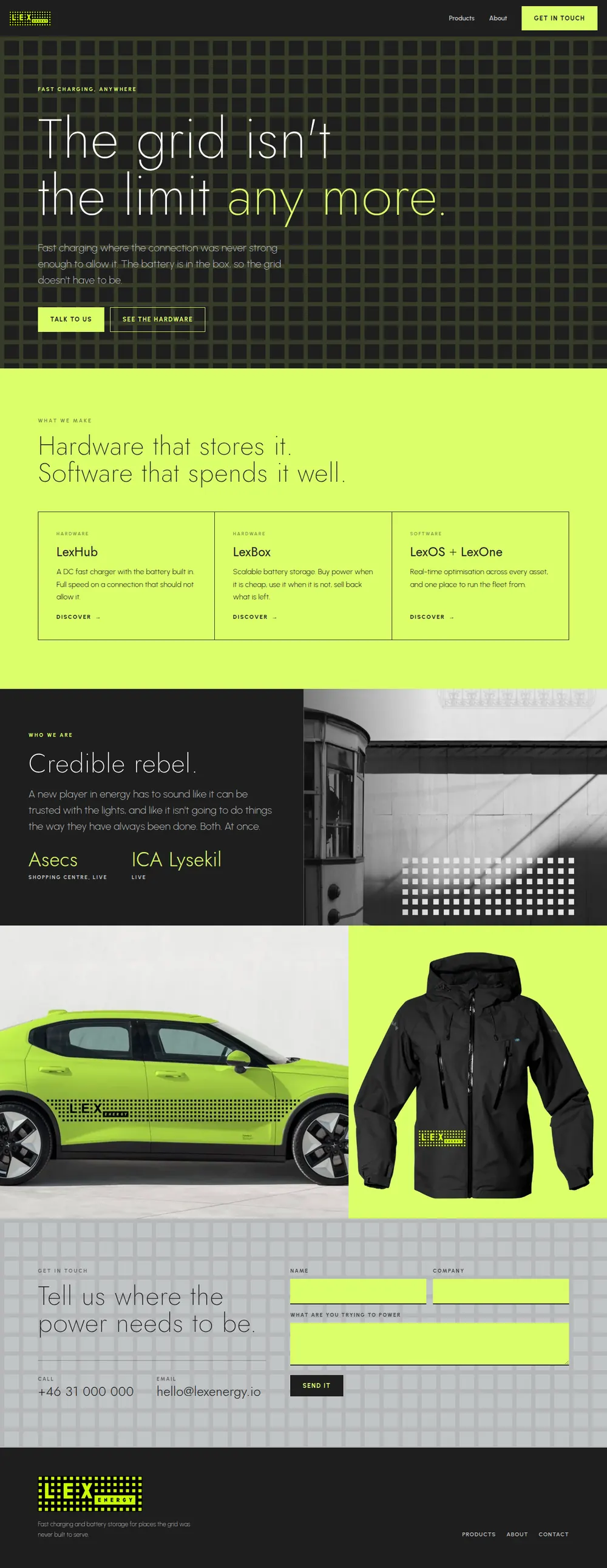 Lex Energy as a Standard Work website