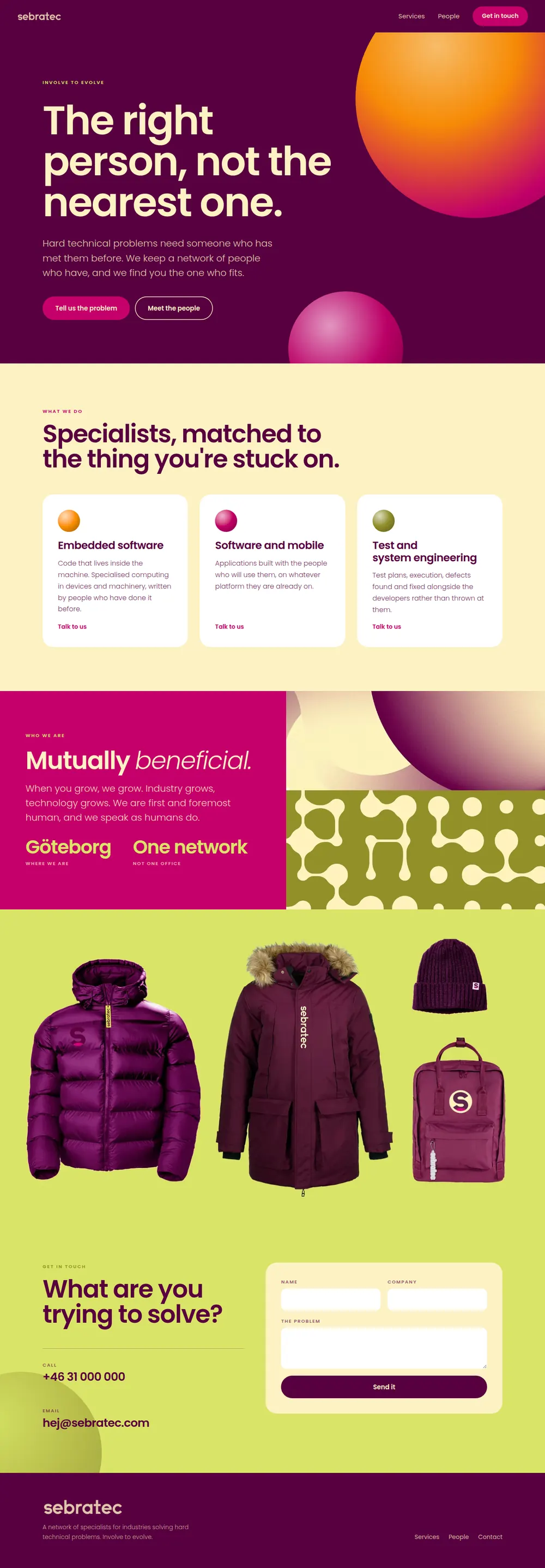 Sebratec as a Standard Work website