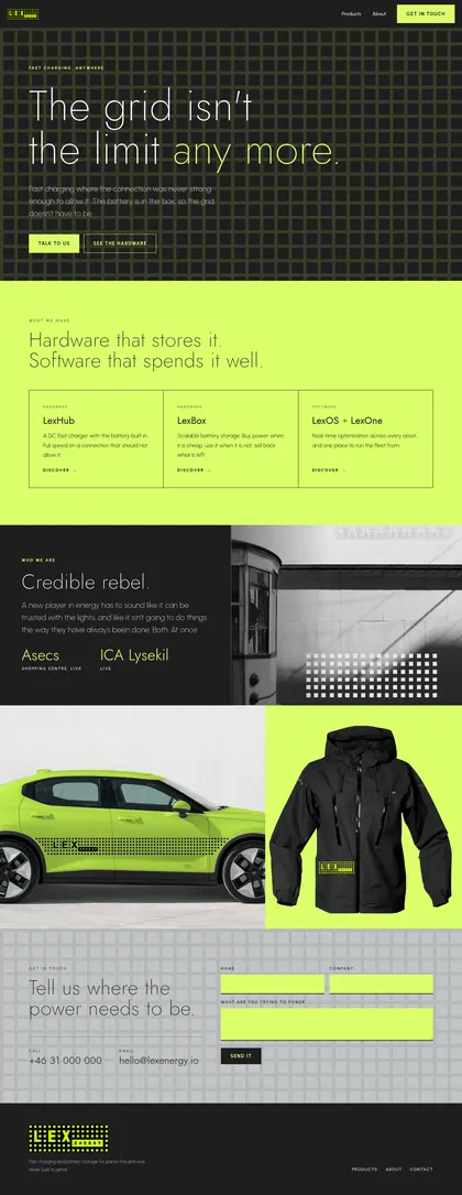 Lex Energy as a Standard Work website