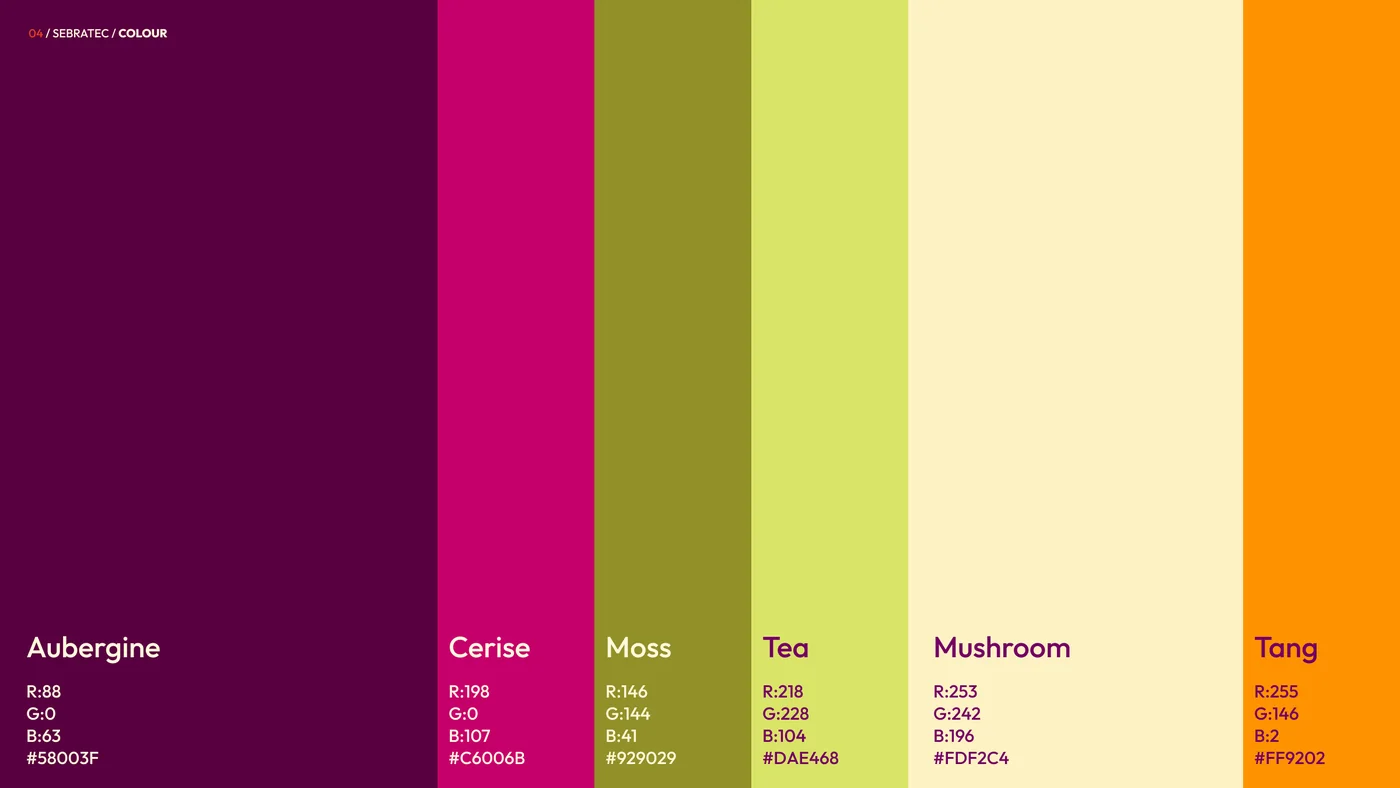Colour palette